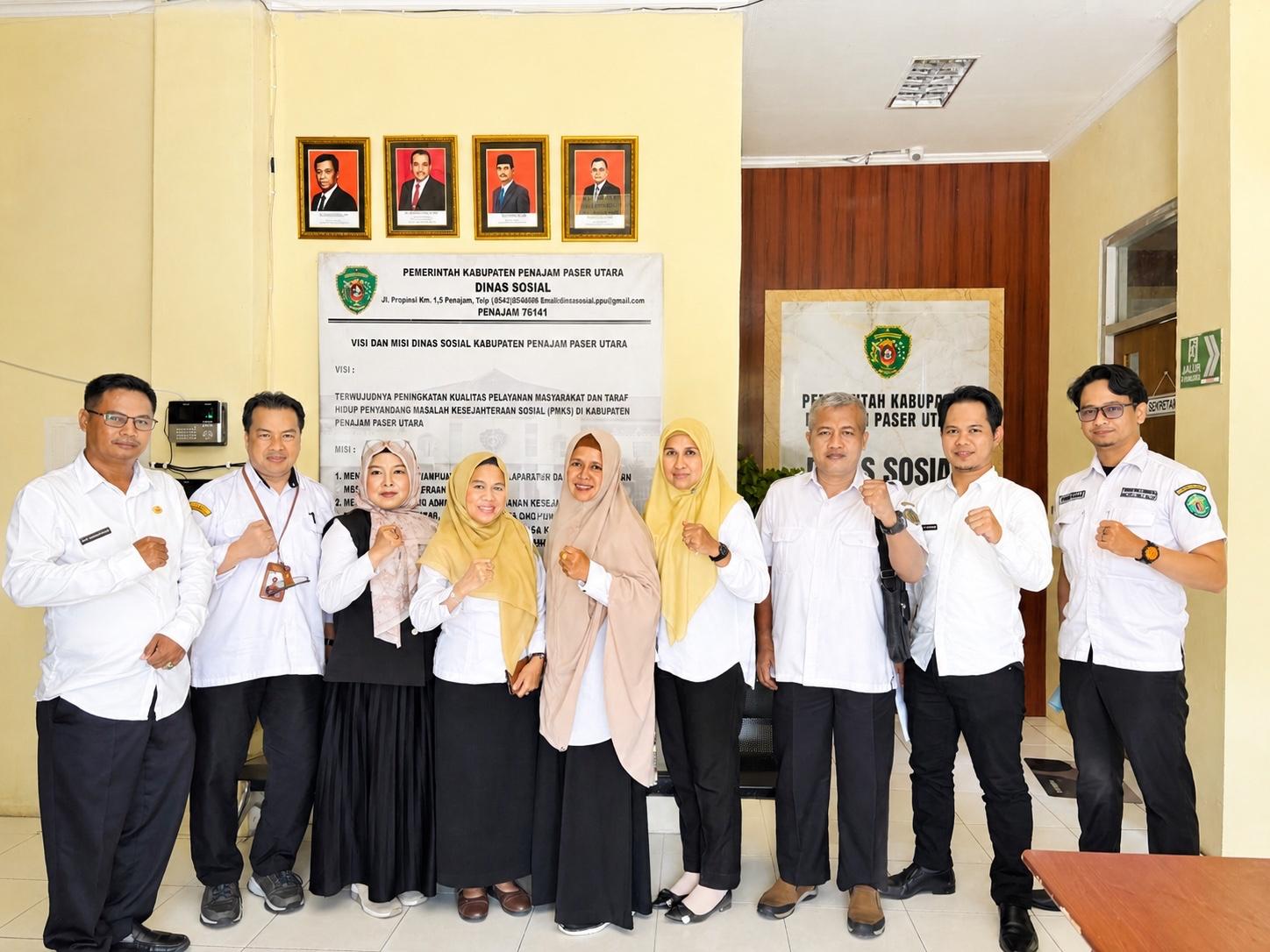 Dinas Sosial PPU Menerima Kunjungan Audiensi Cabang Dinas Pendidikan Wilayah I
