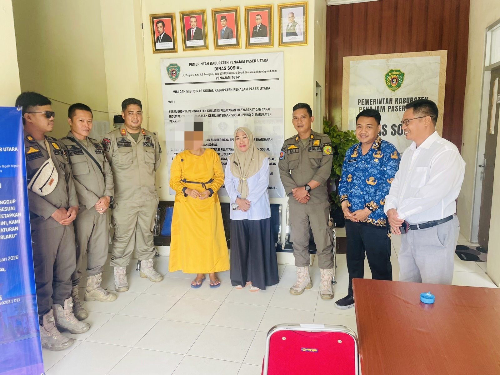 Dinas Sosial PPU Berhasil Laksanakan Reunifikasi Sosial PPKS Terlantar ke Keluarga di Babulu Laut
